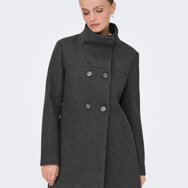 Manteau onlblake dark grey melange 15358884 4440 Femme ONLY
