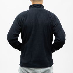 Polaire zippee black paul Homme PANAME BROTHERS