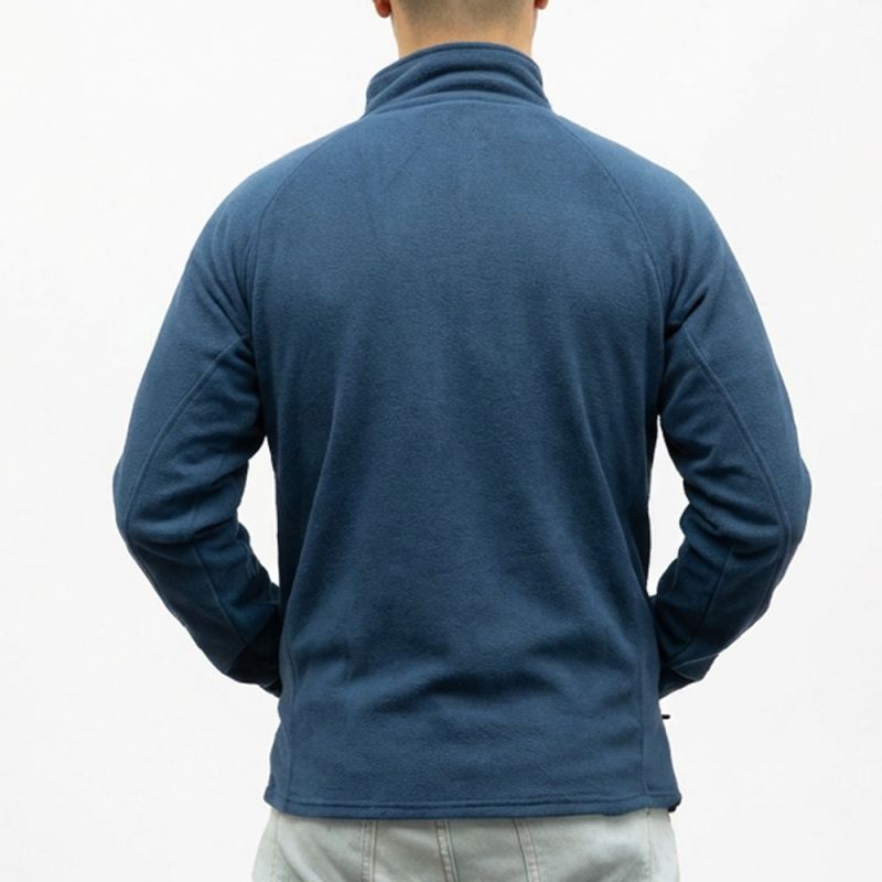 Polaire zippee black paul Homme PANAME BROTHERS