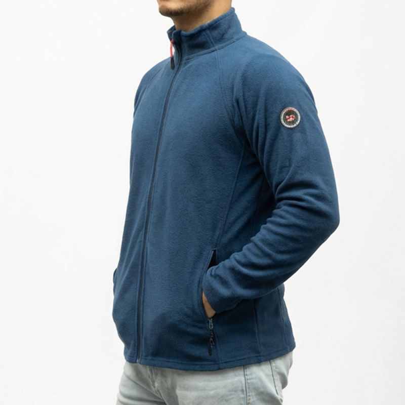 Polaire zippee black paul Homme PANAME BROTHERS