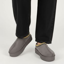 Mules Fourrées avec Liseré Christiane Femme MANOUKIAN