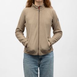 Polaire zippee taupe paula Femme PANAME BROTHERS