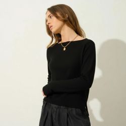 Pull col bateau maille fine Femme VERO MODA