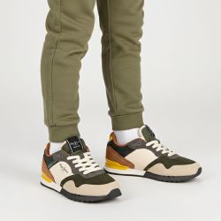 Baskets basses London park avec lacets semelle colorée Enfant PEPE JEANS