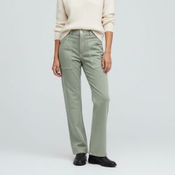 Pantalon regular coton à poche Femme PLEASE