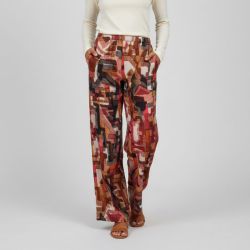 Pantalon à motif geométrique regular Femme IMPERIAL