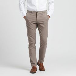 Pantalon en toile chino marron Homme JACK & JONES