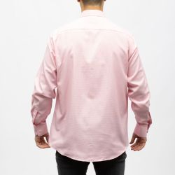 Bill00 chemise coton poly vichy / rose Homme BILL TORNADE