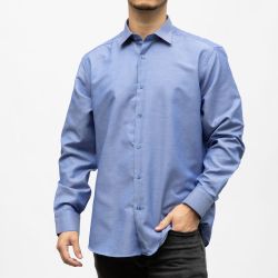 Bill00 chemise coton poly bleu azur - milleraies Homme BILL TORNADE