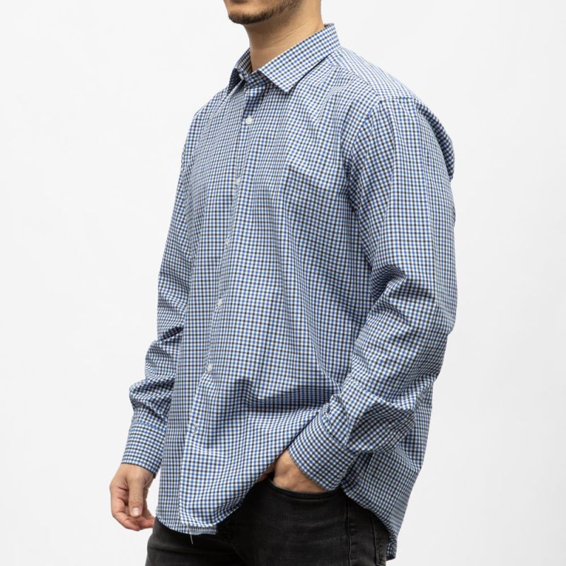 Bill00 chemise coton poly bleu royal - vichy Homme BILL TORNADE