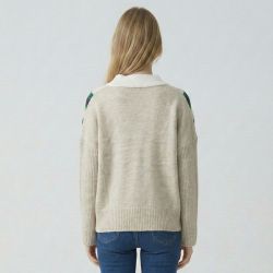 Pull ecru motif mezel Femme LES TROPEZIENNES PAR M.BELARBI