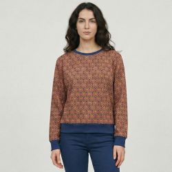 Sweat multico bohemian blue roc Femme LES TROPEZIENNES PAR M.BELARBI