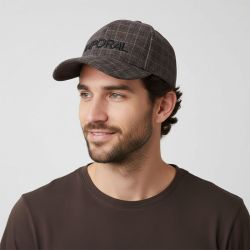 Casquette à carreaux style prince de galles en feutre Homme KAPORAL