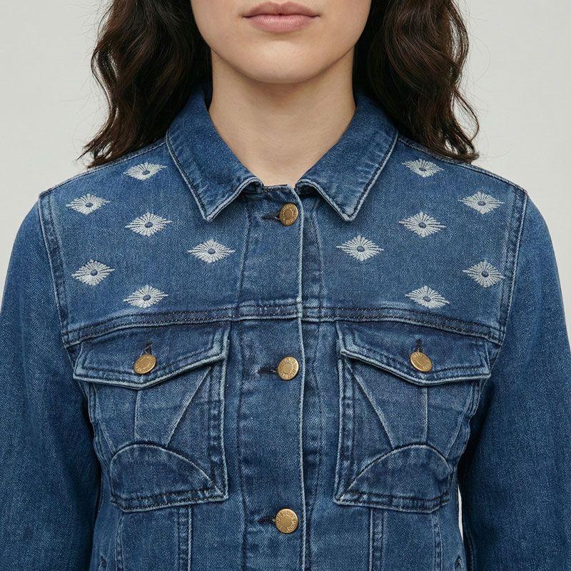 Veste denim bleu baine Femme LES TROPEZIENNES PAR M.BELARBI