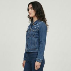 Veste denim bleu baine Femme LES TROPEZIENNES PAR M.BELARBI
