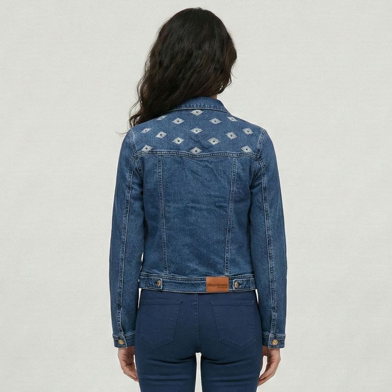 Veste denim bleu baine Femme LES TROPEZIENNES PAR M.BELARBI