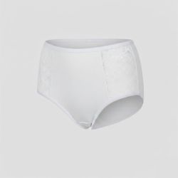 Culotte coupe midi côté dentelle Femme LINGERIE AU FEMININ