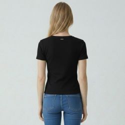 Tee shirt noir brillann Femme LES TROPEZIENNES PAR M.BELARBI