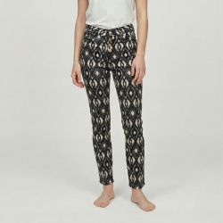 Pantalon ikat beige noir arroyo Femme LES TROPEZIENNES PAR M.BELARBI