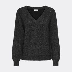 Pull col v black jdyaspen life 15359750 4428 Femme JDY