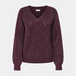 Pull col v black jdyaspen life 15359750 4428 Femme JDY