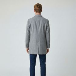 Veste manteau col amovible en doudoune zippé Homme BILL TORNADE