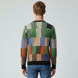 Pull multicolor m3614geom Homme IMPERIAL