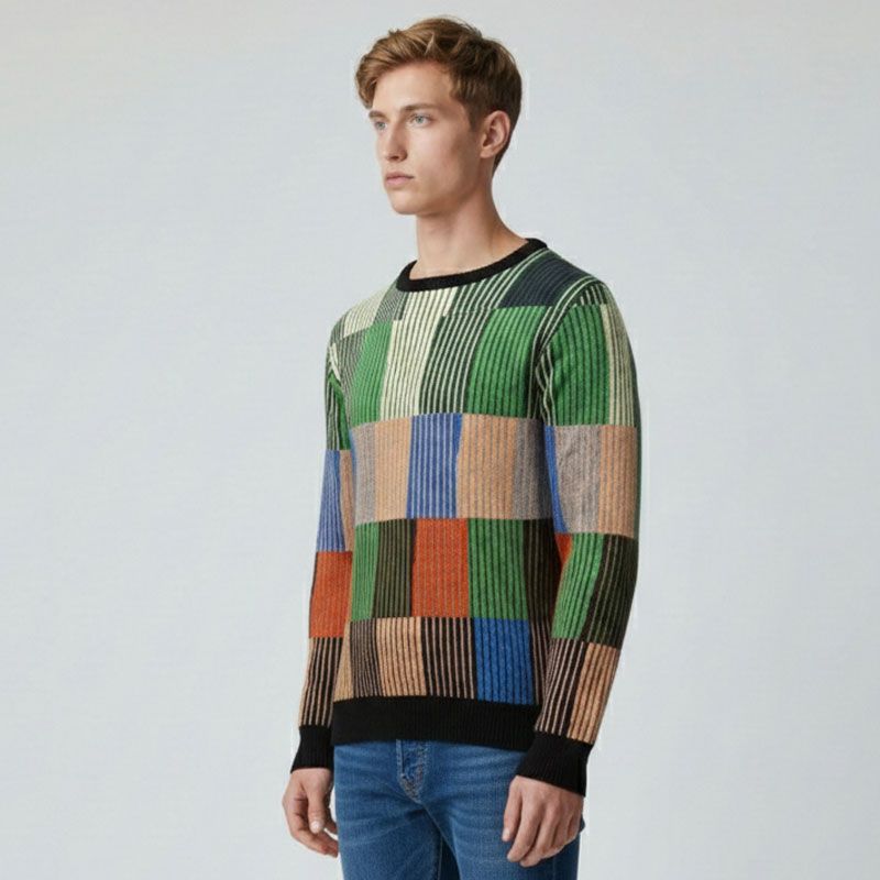 Pull multicolor m3614geom Homme IMPERIAL