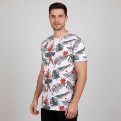 Tee shirt imprimé tropical monet Homme BLAGGIO