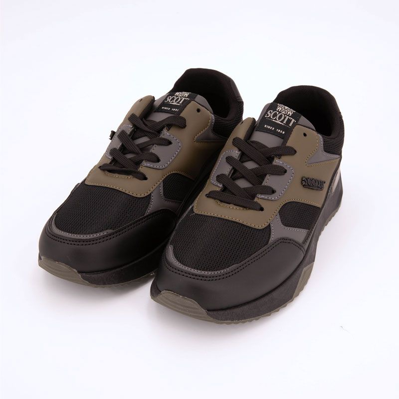 Baskets basses à lacets avec logo reliefHomme SCOTT