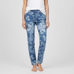 Jean bali blue à motif roses hawaii Femme JOSEPH 'IN