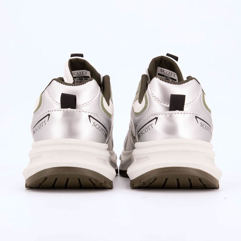 Baskets toile à lacets avec empiècementsHomme SCOTT