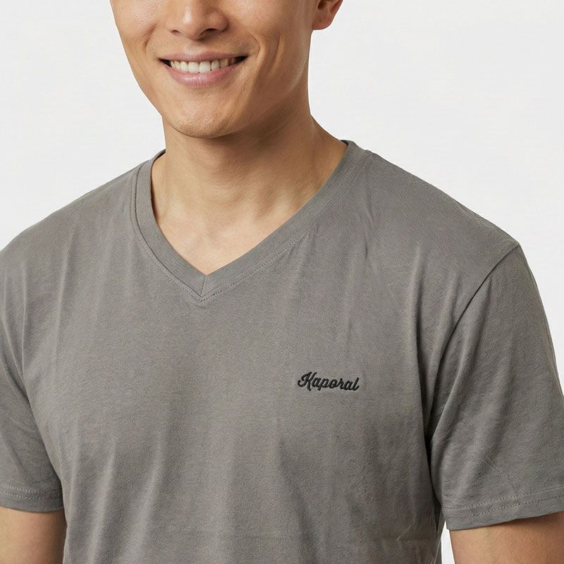 Tee shirt mc col v santos Homme KAPORAL