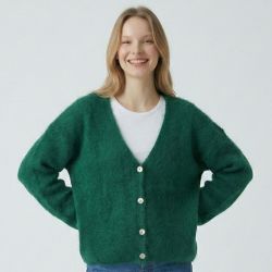 Gilet verde bandiera m249u170 Femme DIXIE