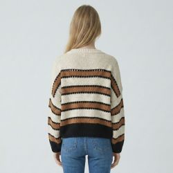 Pull nero m440z188 Femme DIXIE