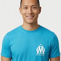 Ensemble tee shirt short om blue g23026 s/xl Homme OM