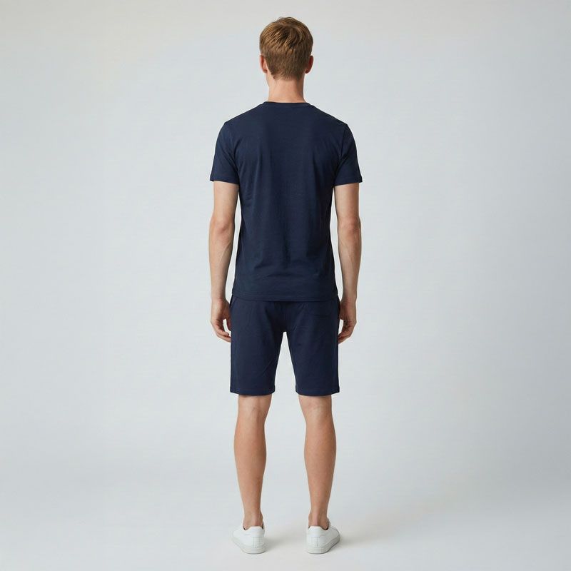 Ensemble short tee shirtwhite lt11240 s/xxl Homme LOTTO