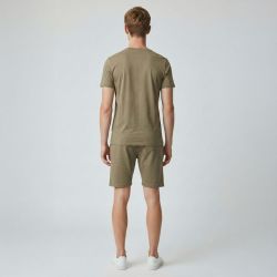 Ensemble short tee shirtwhite lt11240 s/xxl Homme LOTTO