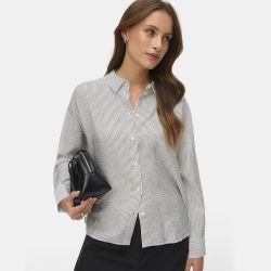 Chemise vmkaja snow white amanda black 10340687 4476 Femme VERO MODA