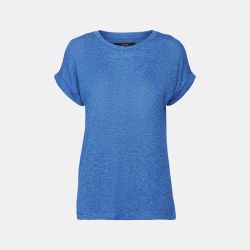 Tee shirt vmbrianna dark denim 10291353 4476 Femme VERO MODA