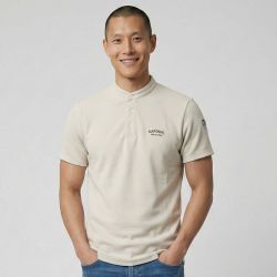 Polo en maille col mao darnelo Homme KAPORAL