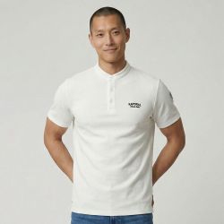 Polo en maille col mao darnelo Homme KAPORAL