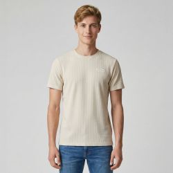 Tee shirt col rond en maille wendel Homme KAPORAL