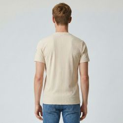 Tee shirt col rond en maille wendel Homme KAPORAL