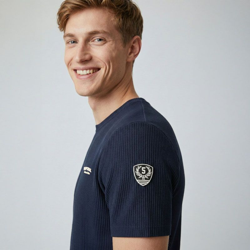 Tee shirt col rond en maille wendel Homme KAPORAL