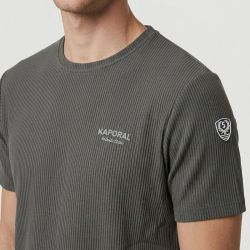 Tee shirt col rond en maille wendel Homme KAPORAL