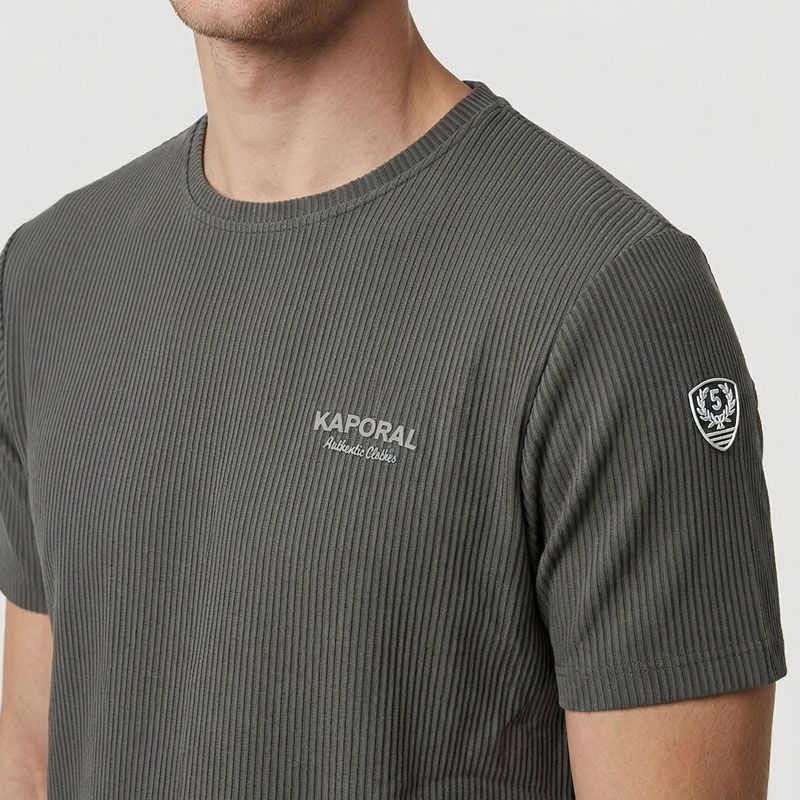 Tee shirt col rond en maille wendel Homme KAPORAL