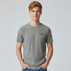 Tee shirt col rond en maille wendel Homme KAPORAL