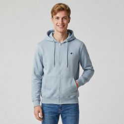 Sweat capuche zippee navy ac25121 s/xxl Homme AMERICAN COLLEGE