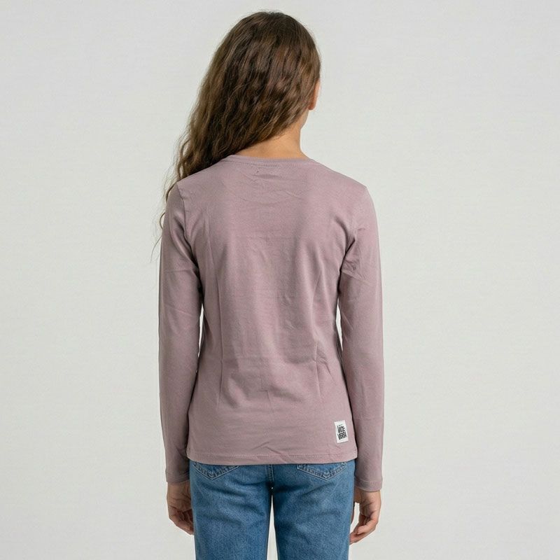 Tee shirt ml dark lilas xh61189,bio,f877 t4/12 ans Enfant IKKS